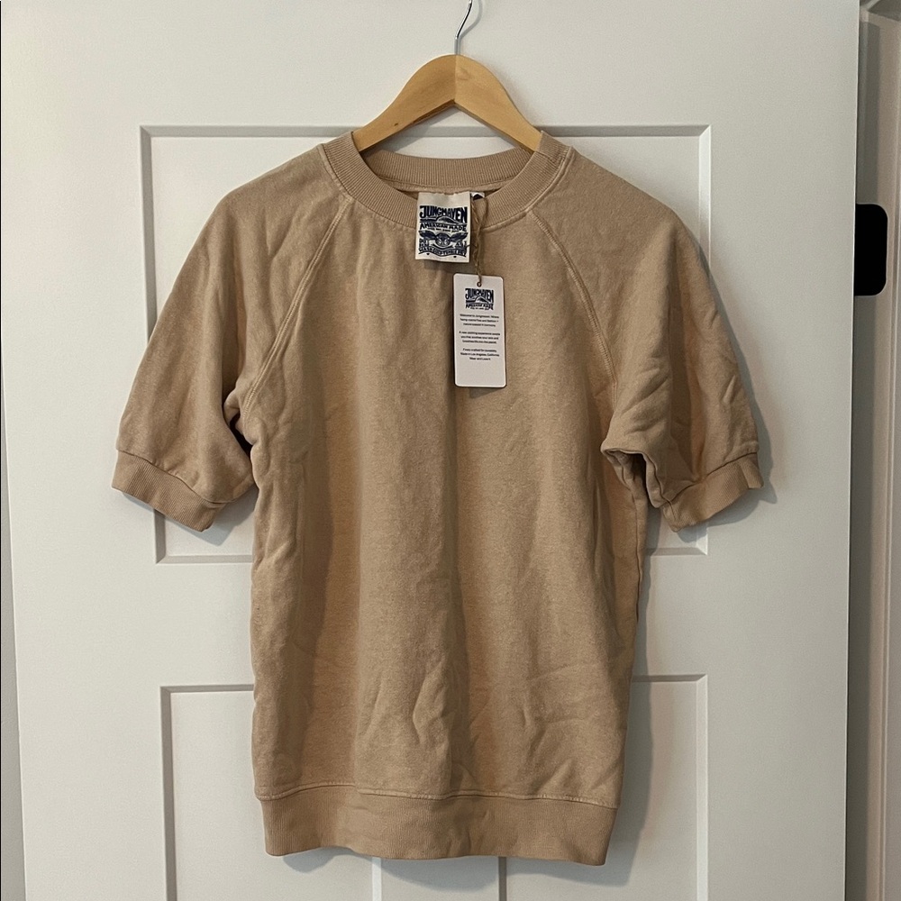 Jungmaven Hemp Short Sleeve Raglan Sweatshirt
